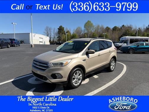 White Gold Metallic 2017 Ford Escape SE