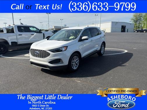 Oxford White 2024 Ford Edge SEL