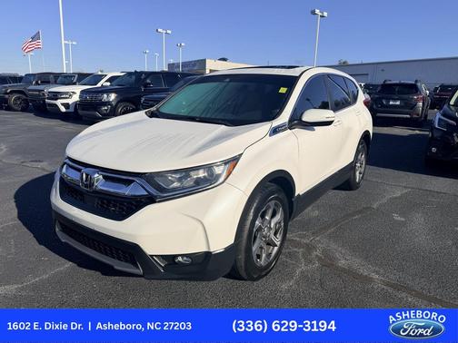 Platinum White Pearl 2019 Honda CR-V EX