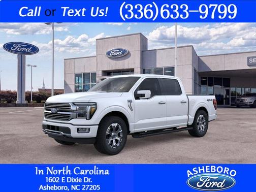 Star White Metallic Trico 2026 Ford F-150 Platinum