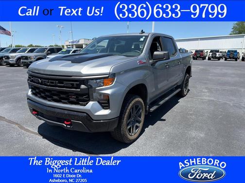Sterling Gray Metallic 2024 Chevrolet Silverado 1500 Custom Trail Boss