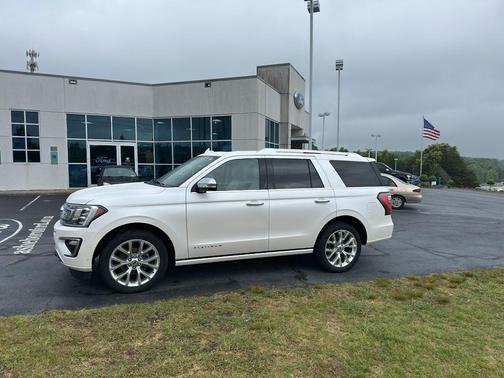 White Platinum Metallic Tri-Coat 2019 Ford Expedition Platinum