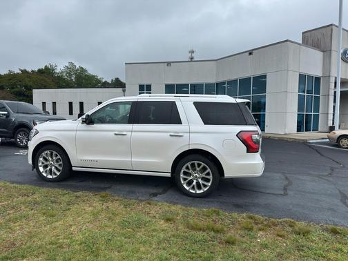 White Platinum Metallic Tri-Coat 2019 Ford Expedition Platinum