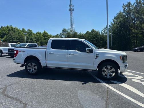Star White Metallic Tri-Coat 2023 Ford F-150 Platinum