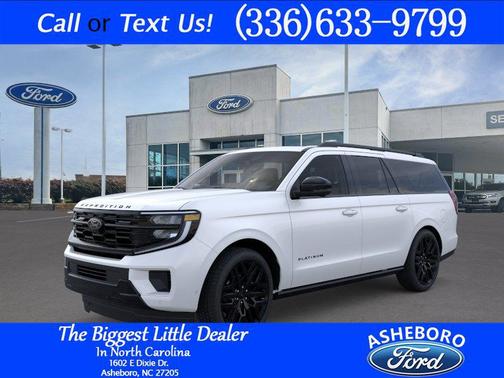 Star White Met Tri-Coat 2026 Ford Expedition Max Platinum