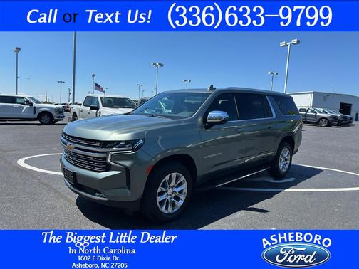 Silver Sage Metallic 2023 Chevrolet Suburban Premier
