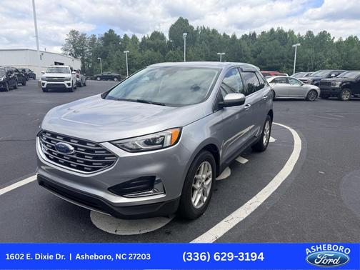 Iconic Silver Metallic 2022 Ford Edge SEL