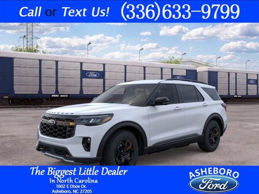 Space White Metallic 2026 Ford Explorer Tremor