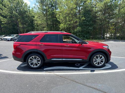 Rapid Red Metallic Tinted Clearcoat 2021 Ford Explorer Limited