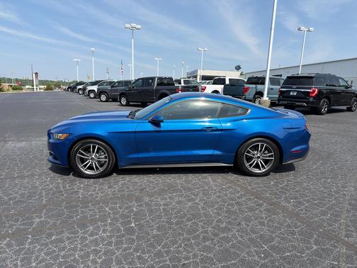 Lightning Blue Metallic 2017 Ford Mustang EcoBoost Premium