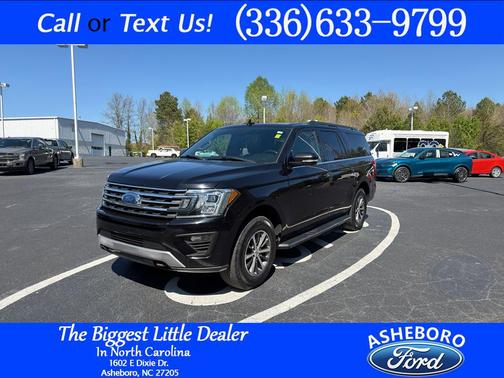 Agate Black Metallic 2019 Ford Expedition Max XLT