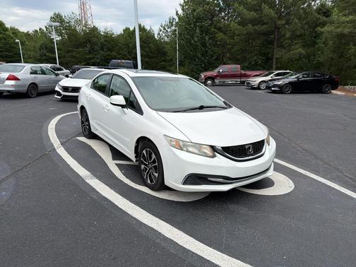 Taffeta White 2013 Honda Civic EX