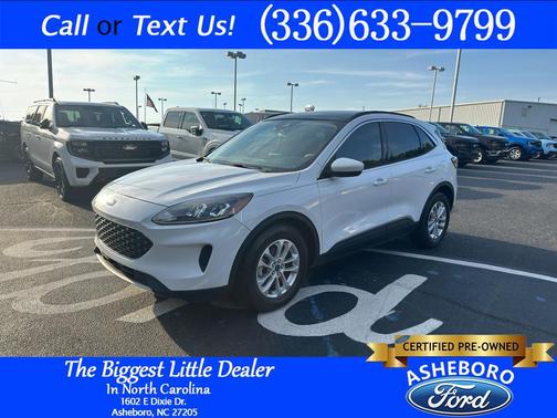 Oxford White 2021 Ford Escape SE