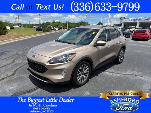 Desert Gold Metallic 2021 Ford Escape Titanium