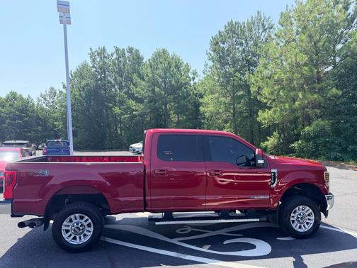 Ruby Red Metallic Tinted Clearcoat 2018 Ford F-250 Lariat