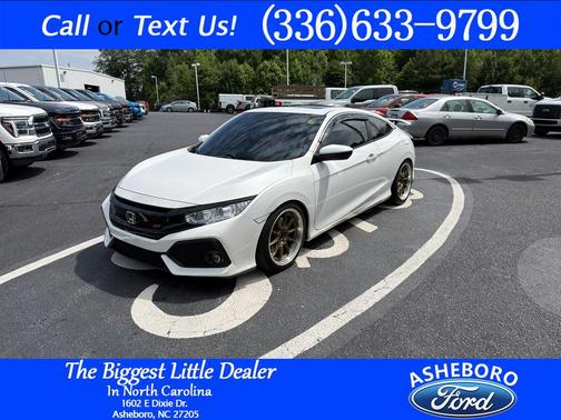 Platinum White Pearl 2019 Honda Civic Si Base