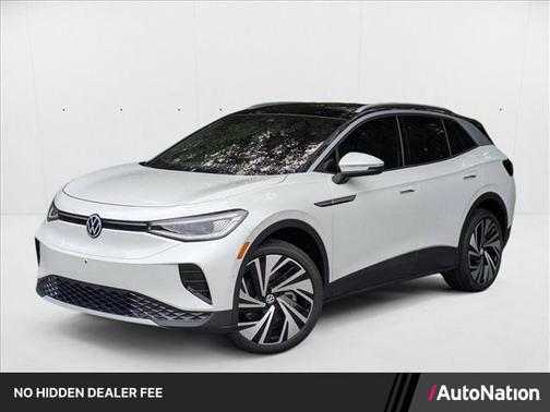 Opal White w/Black Roof 2025 Volkswagen ID.4 Pro S Plus