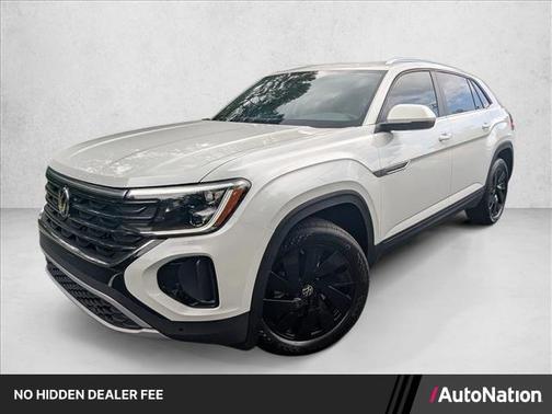 opal white pearl 2026 Volkswagen Atlas Cross Sport 2.0T SE w/Technology