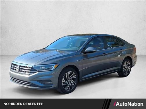 Platinum Gray Metallic 2021 Volkswagen Jetta 1.4T SEL Premium