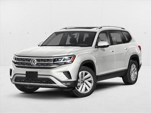 Pure White 2021 Volkswagen Atlas 3.6L SEL