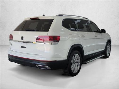 Pure White 2021 Volkswagen Atlas 3.6L SEL