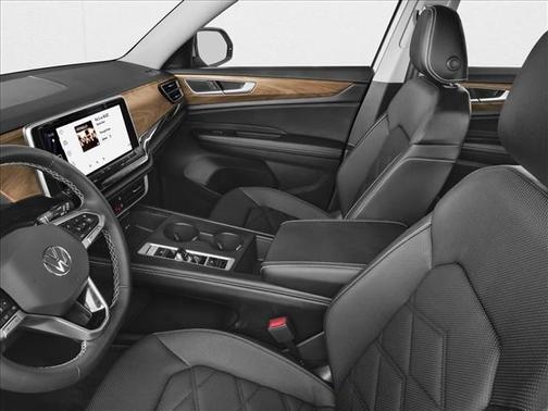 deep black pearl 2026 Volkswagen Atlas 2.0T SE w/Technology