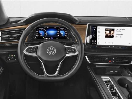 deep black pearl 2026 Volkswagen Atlas 2.0T SE w/Technology