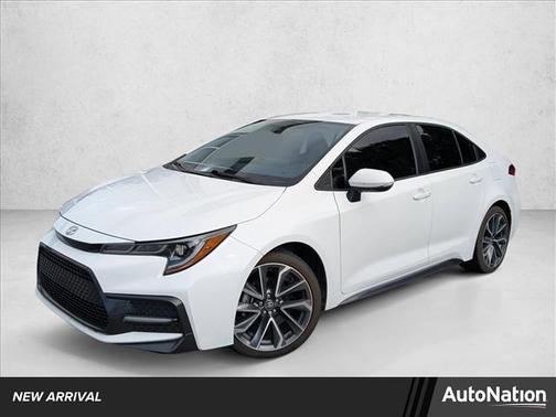 Super White 2021 Toyota Corolla SE