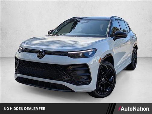 Opal White w/Deep Black Roof 2026 Volkswagen Tiguan 2.0T SE R-Line Black