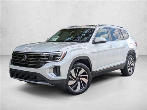 Opal White Pearl 2026 Volkswagen Atlas 2.0T SE w/Technology 4MOTION