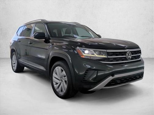 Racing Green Metallic 2021 Volkswagen Atlas 3.6L SEL