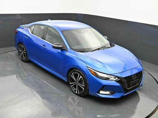 Electric Blue Metallic 2021 Nissan Sentra SR