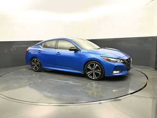 Electric Blue Metallic 2021 Nissan Sentra SR