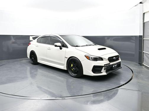 Crystal White Pearl 2020 Subaru WRX STI Limited w/Wing