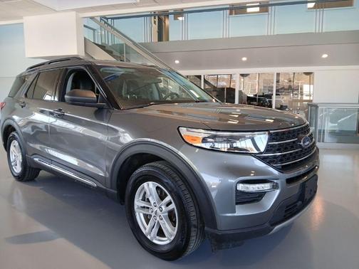 Gray Metallic 2024 Ford Explorer XLT