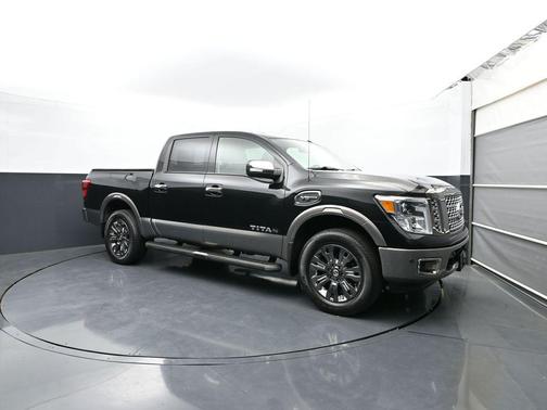 Magnetic Black 2017 Nissan Titan Platinum Reserve