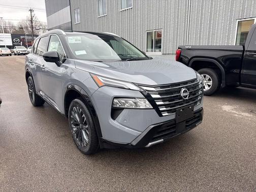 Boulder Gray/Super Black 2026 Nissan Rogue Platinum