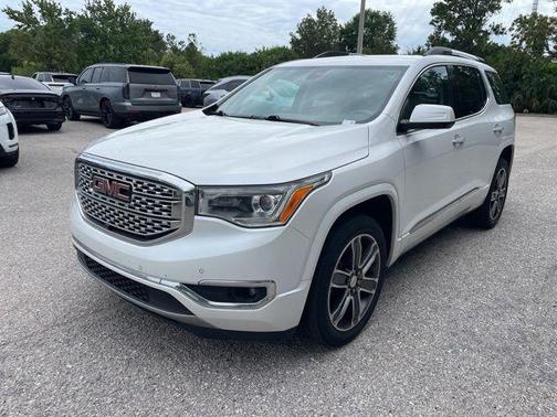 White Frost Tricoat 2017 GMC Acadia Denali