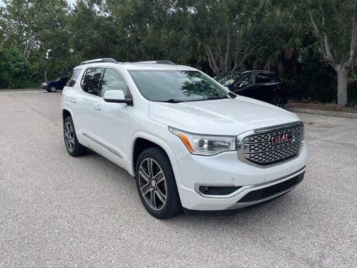 White Frost Tricoat 2017 GMC Acadia Denali