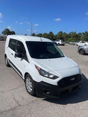 Frozen White 2023 Ford Transit Connect XL Cargo Van