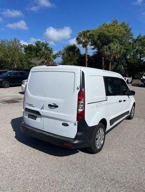 Frozen White 2023 Ford Transit Connect XL Cargo Van