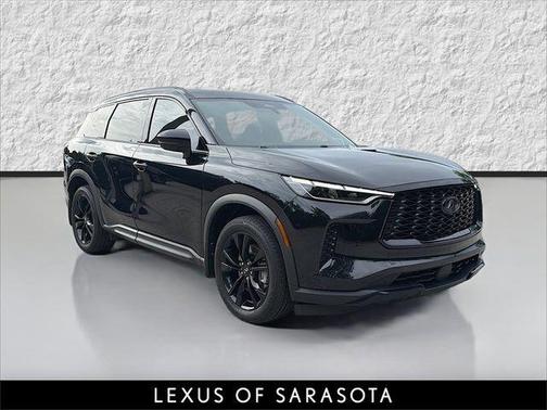 Mineral Black 2025 INFINITI QX60 Luxe