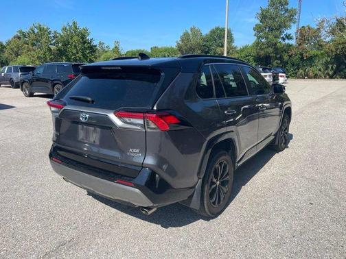 Magnetic Gray Metallic/Midnight Black Metallic 2024 Toyota RAV4 Hybrid SE