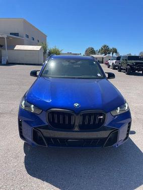 Marina Bay Blue Metallic 2025 BMW X5 M60i