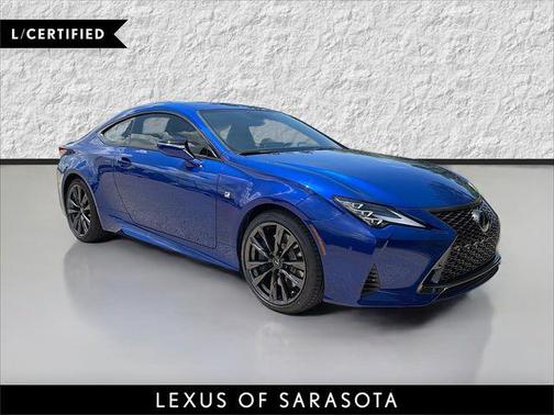 Ultrasonic Blue Mica 2.0 2023 Lexus RC 350 F Sport