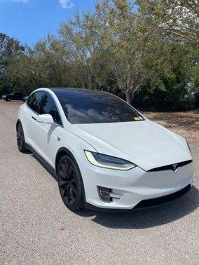 Pearl White Multi-Coat 2020 Tesla Model X Performance Dual Motor All-Wheel Drive