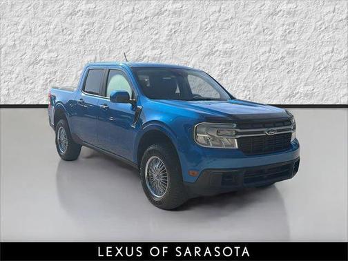 Velocity Blue Metallic 2022 Ford Maverick Lariat