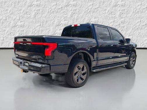 Antimatter Blue Metallic 2022 Ford F-150 Lightning LARIAT
