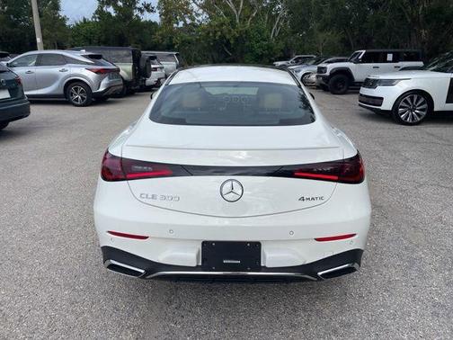 Polar White 2026 Mercedes-Benz CLE 300 4MATIC Coupe