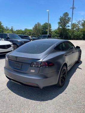 Solid Black 2022 Tesla Model S Plaid